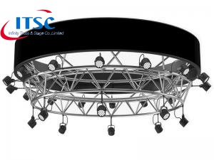 5m Circle Lighting Truss Triangle Craigslist for DJ lighting