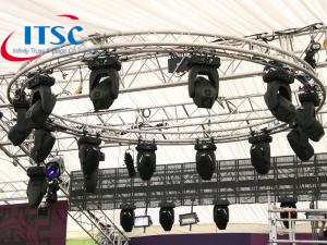 Apex Up Triangular Circular lightingTruss