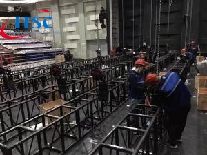 520x760mm Heavy Duty Black Box Bolt Truss Equipment