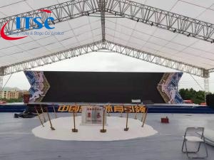 40M temporary Box Truss Stage Triangle lifting tower Structure
