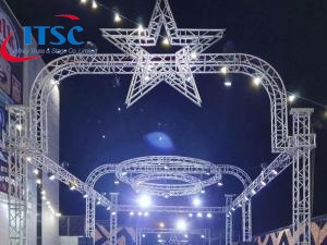 3m Dia star truss system equipment for lights rigging kits