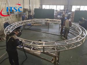 12ft Dia Portable Circle Stage Truss Rigging for lighting