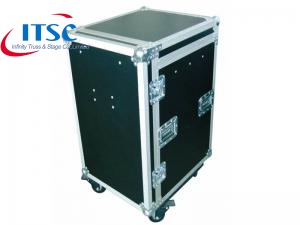 12U Portable Production Road Mixer Case with  Drawers