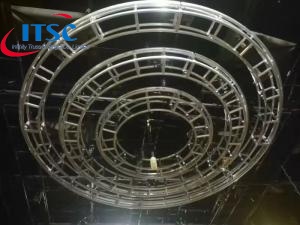 12m heavy duty Aluminum bolt box circular stage  lighting truss