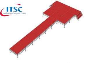 Aluminium Portable Catwalk Runway Extension Stage System for Sale