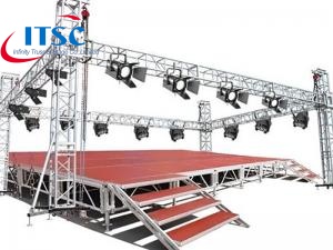Aluminium Band Performance mobile Stage System for Sale