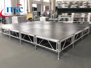 DIY Concert Stage System with 4x4ft Aluminium stages Platforms