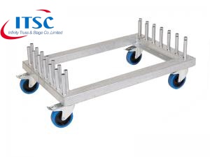 1X1m Quick Portable Stage Decks Handrail Dolley for Transportation and Storage -ITSC Truss