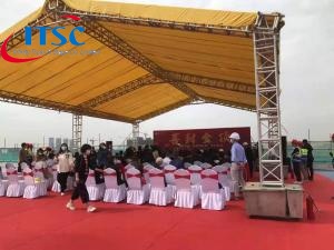 12M China Aluminium Box Truss Stage Roof Simple Design for Sale