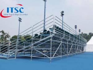 10x8m Portable mobile grandstand seating equipment for sports