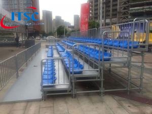 4x4m Black telescopic stadium bleachers dream meaning seats