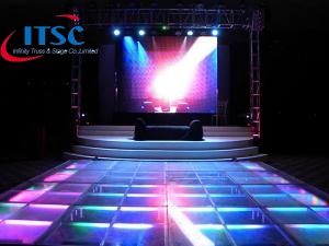 Shop 12x12 Global Acrylic height adjustable Portable Stages at bet price