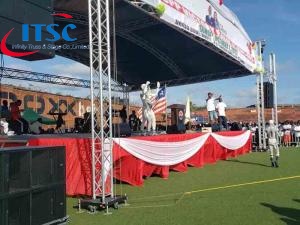 40x30ft outdoor stage arc roof trus system