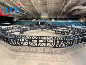 18x18 inches Stage Lighting Box Black Truss