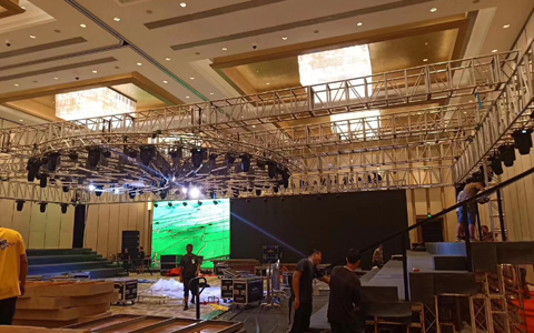 Portable Lighting Truss for SiKe Activity in Guangzhou LangHao Hotel