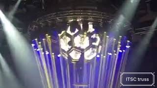How to set up a high quality circular box truss for night club!