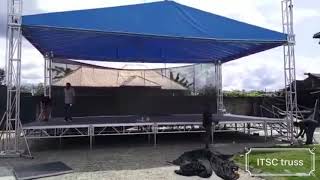 6m Stage Truss Roof System installed in Nigeria!
