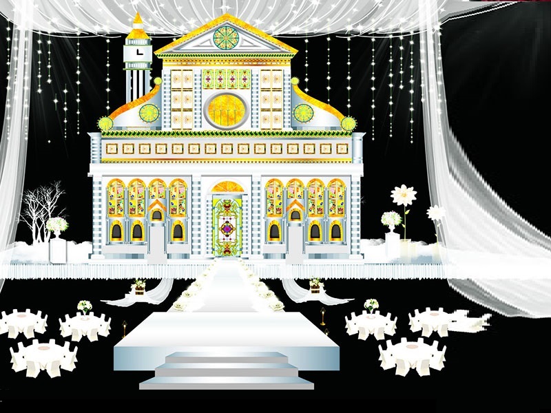 how to do wedding stage decoration?