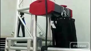 How to fixe the polyester endless sling with the lighting truss chain hoist