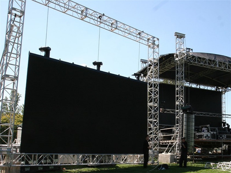 LED Screen Outdoor Event Stage Truss Goalpost