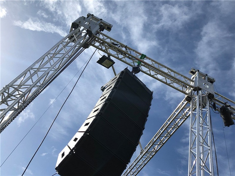 Ground Support Line Array  Speaker Truss Lifting Towers