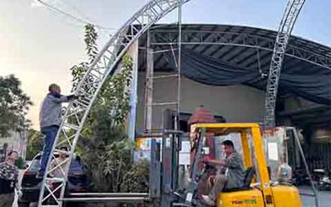 A Frame Aerial Rig to USA