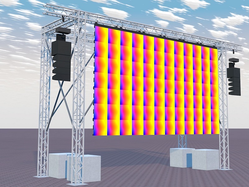 Alibaba 3000 kg Capacity LED Screen Aluminum Truss Rigging Support Towers