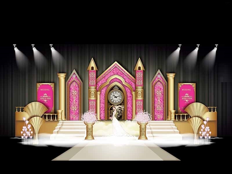 how to decorate stage for wedding?