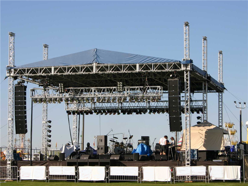 Triangular Roof Truss for hanging Line array speakers