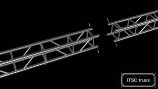 What is a pin jointed conical lighting truss?