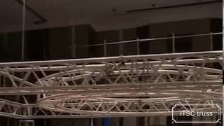how to hang lighting truss from ceiling