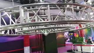 How to install the round lighting truss?