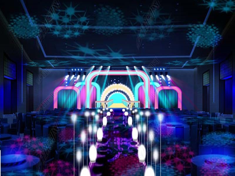 Latest western wedding stage light decoration for beautiful wedding stage decoration